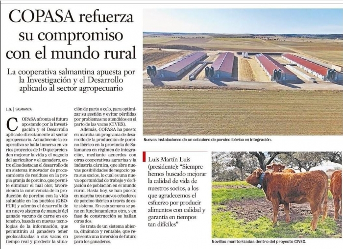 Copasa refuerza su compromiso con el mundo rural noticias copasa cooperativa de agricultores y ganaderos